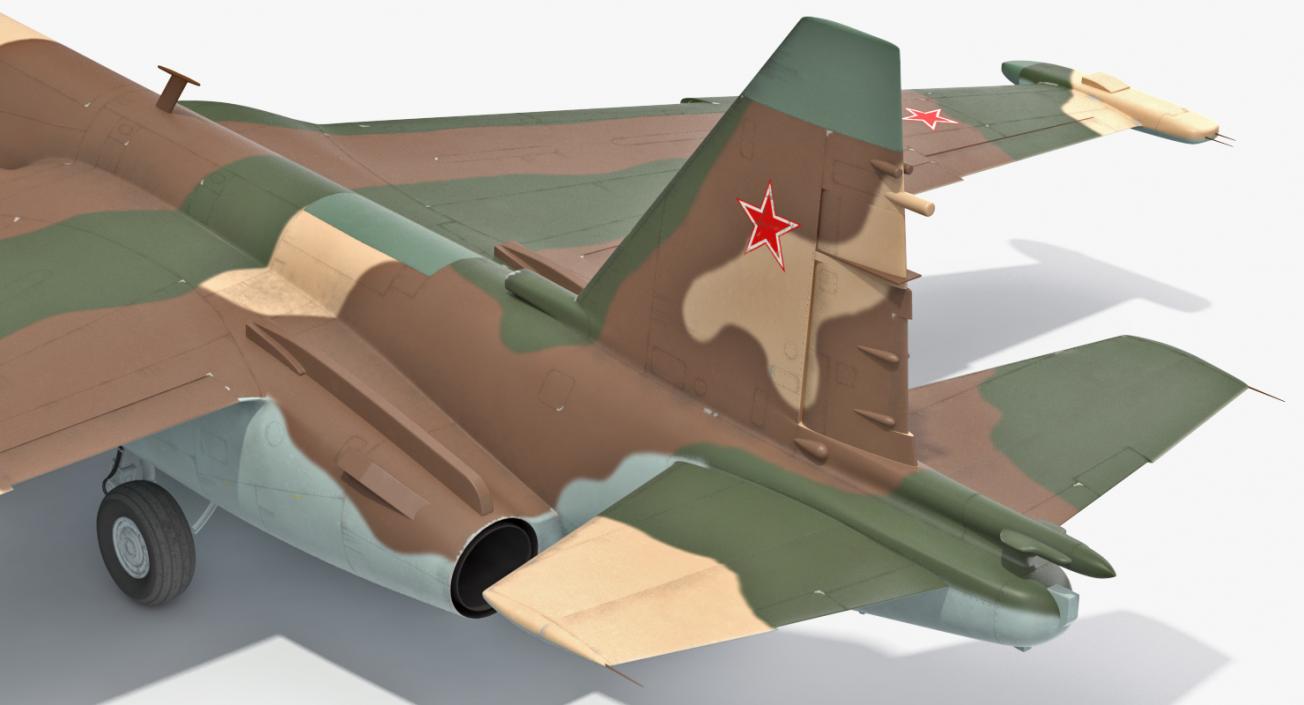 Attack Plane Su-25 Frogfoot 3D