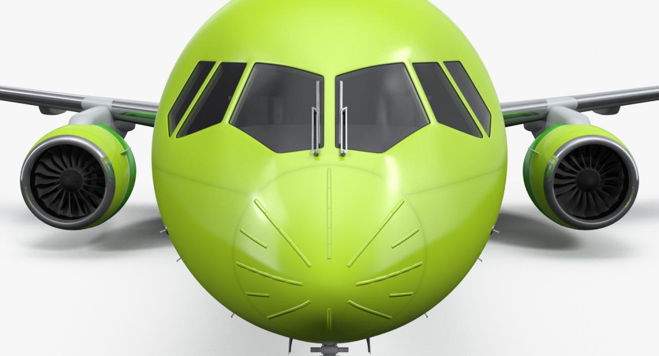 MC 21 S7 Airlines Rigged 3D model
