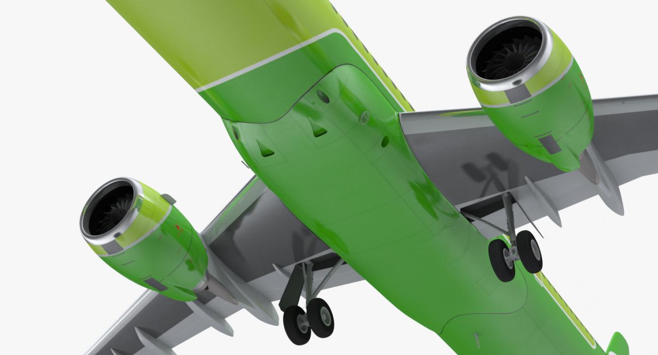 MC 21 S7 Airlines Rigged 3D model
