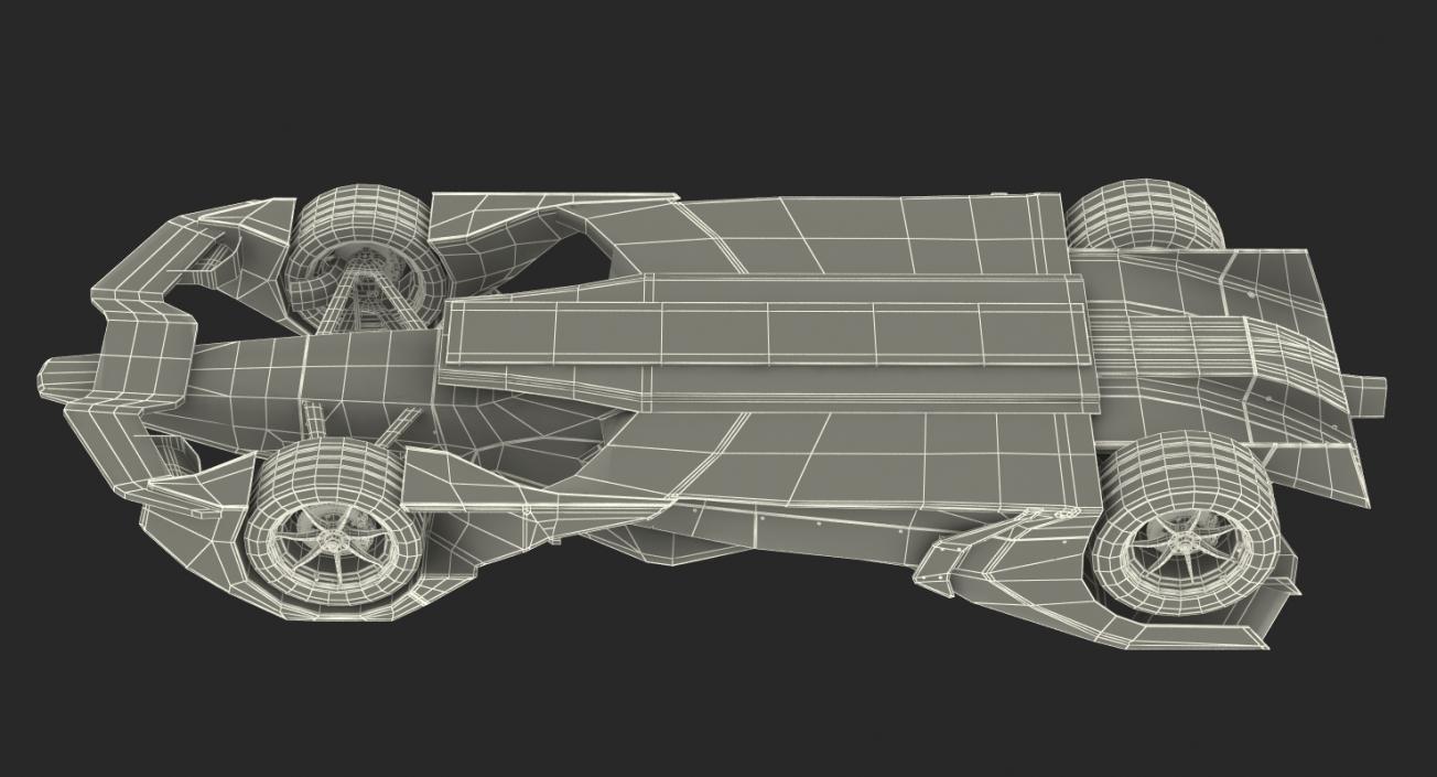 3D Audi E-Tron FE05 Formula E Rigged model