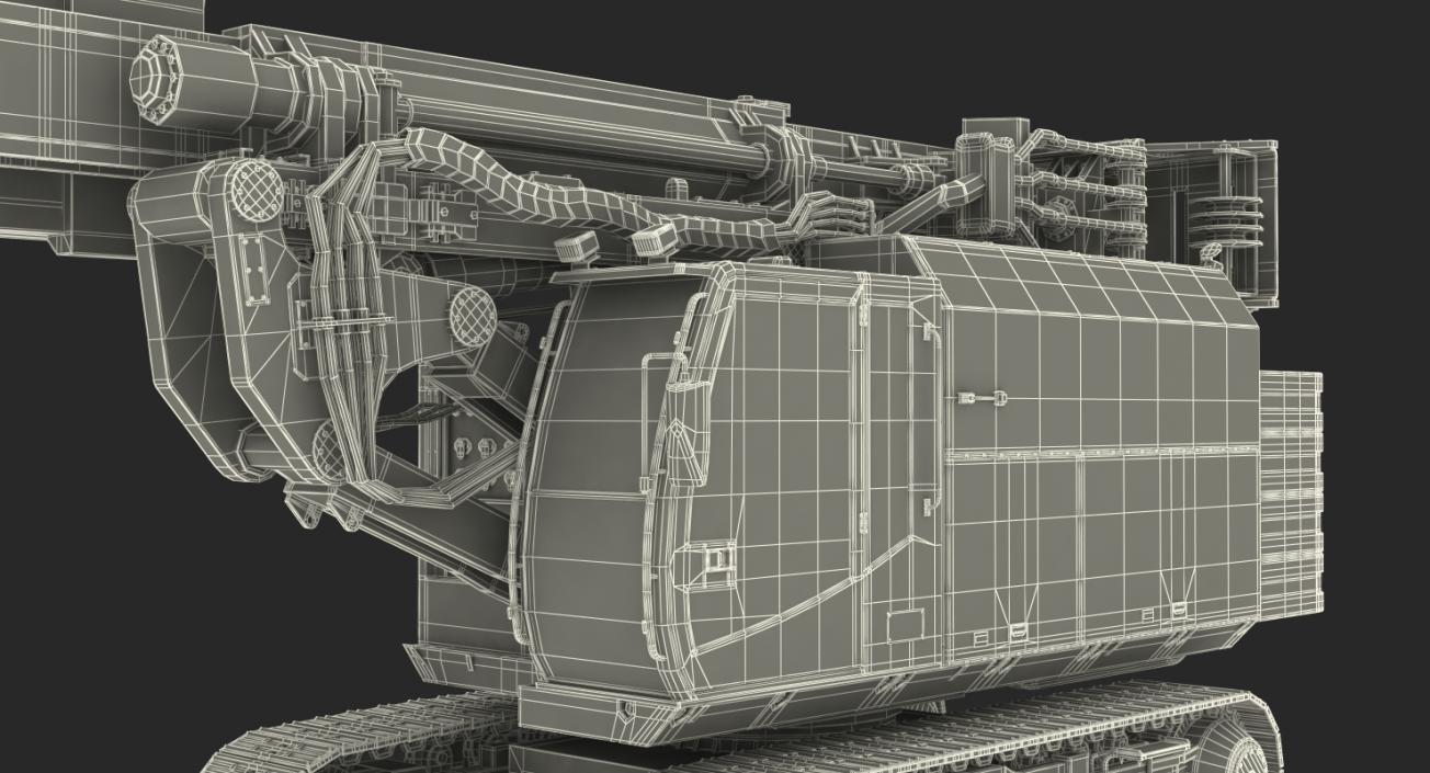 Drill Machine Bauer RG16T Folded 3D