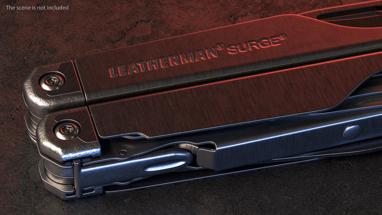 Leatherman Surge Multitool Black Closed 3D model