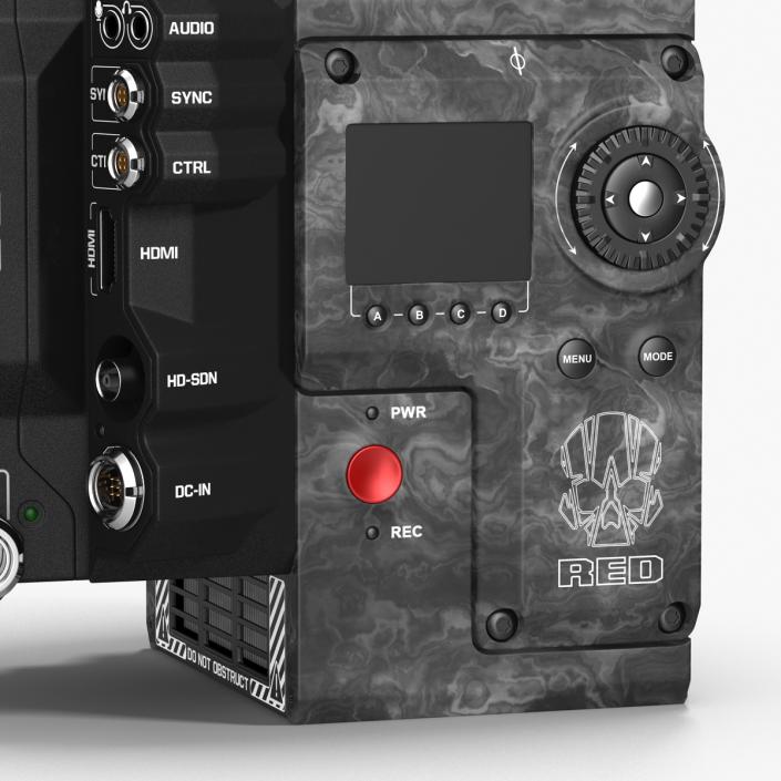 3D Red Weapon Dragon 6k Body Professional Movie Camera