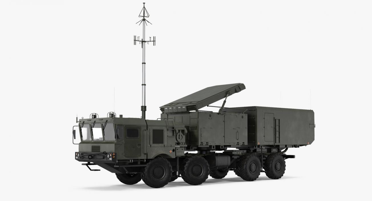 3D model Multi Functional Radar 92n2e for S 400 Rigged