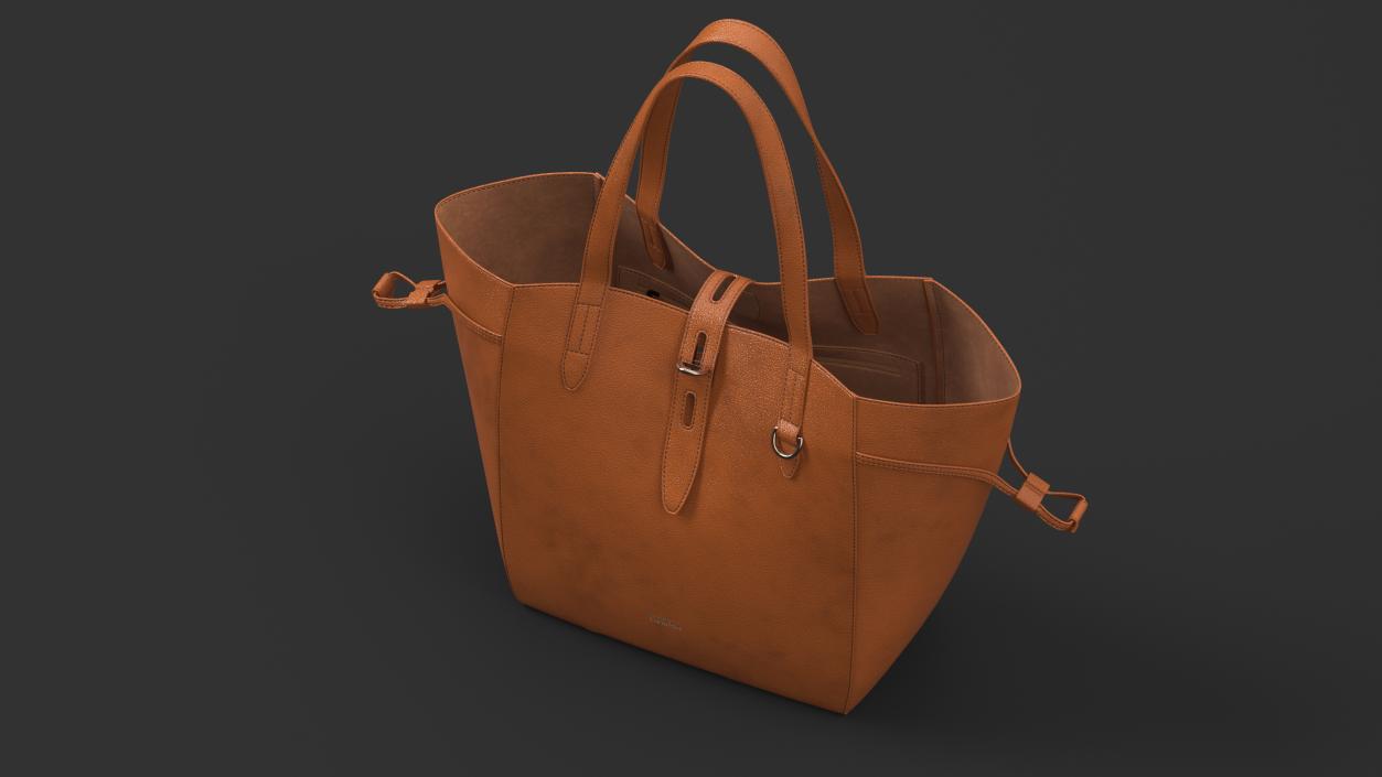 3D model Furla Net Tote Bag Cognac