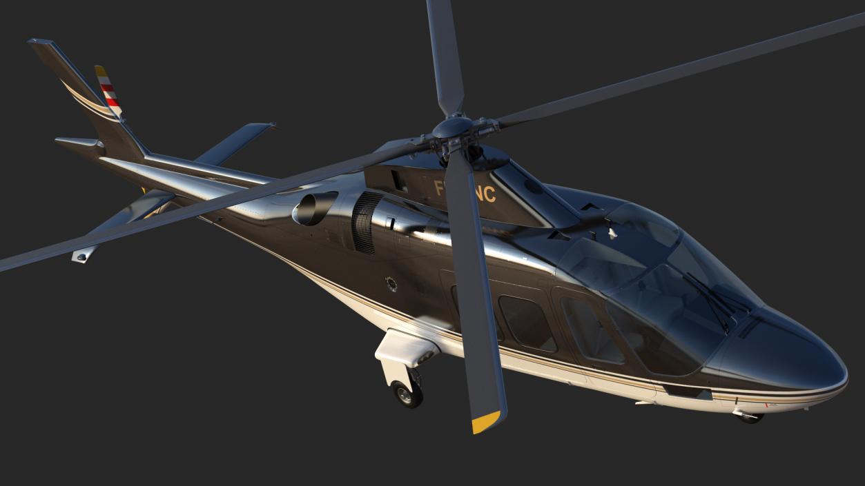 3D model Agusta AW109S Grand Black