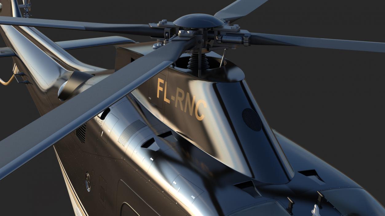 3D model Agusta AW109S Grand Black