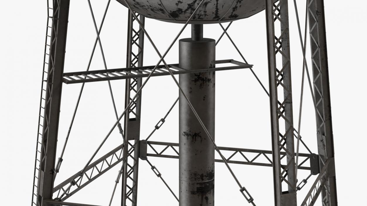 Rusty Water Tower 3D