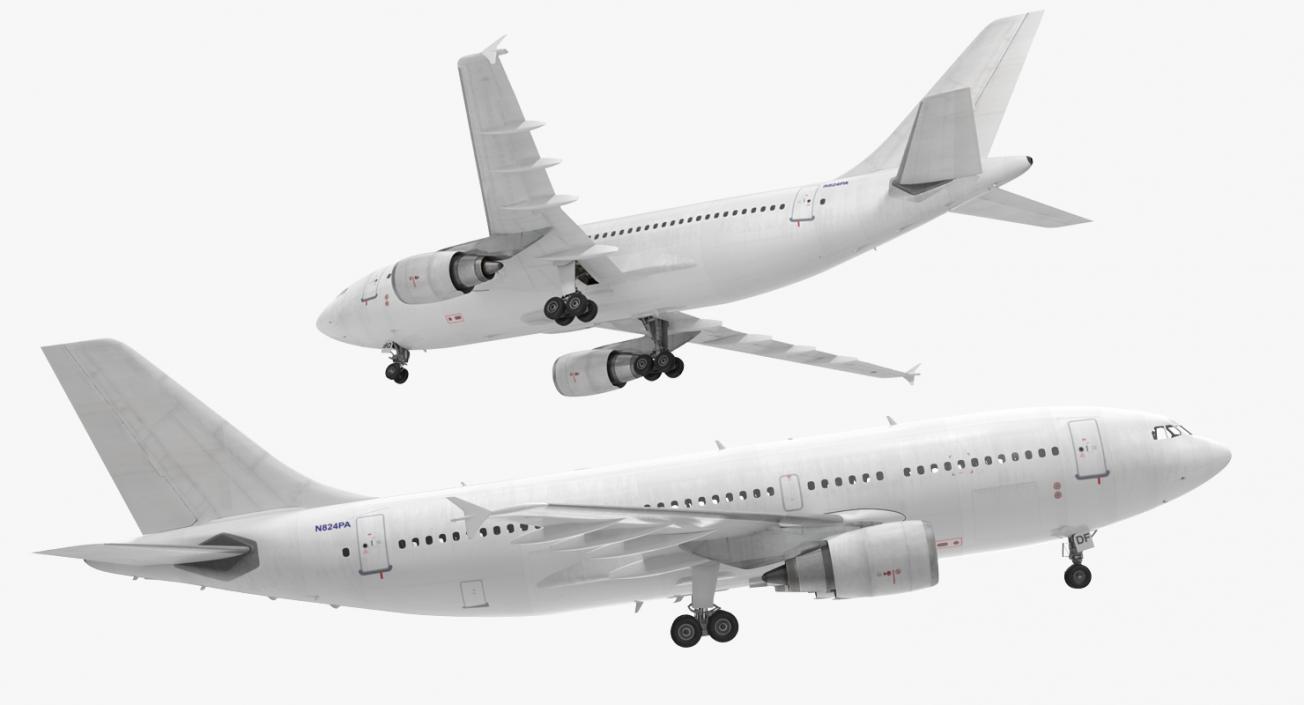 3D Airbus A310-300 Generic model