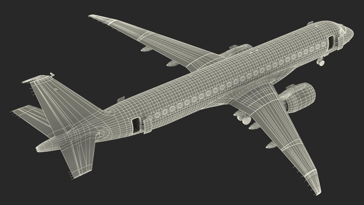 3D Embraer E-Jet E190-E2