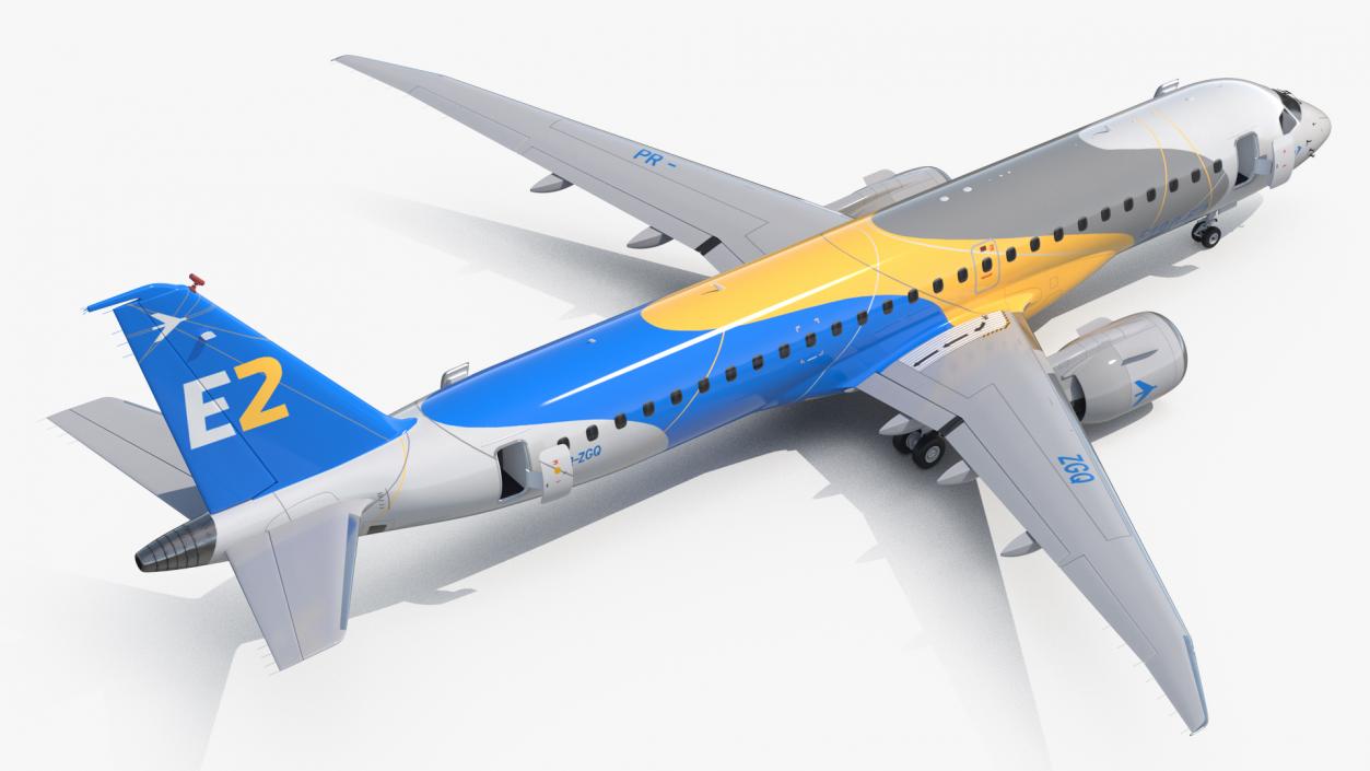 3D Embraer E-Jet E190-E2