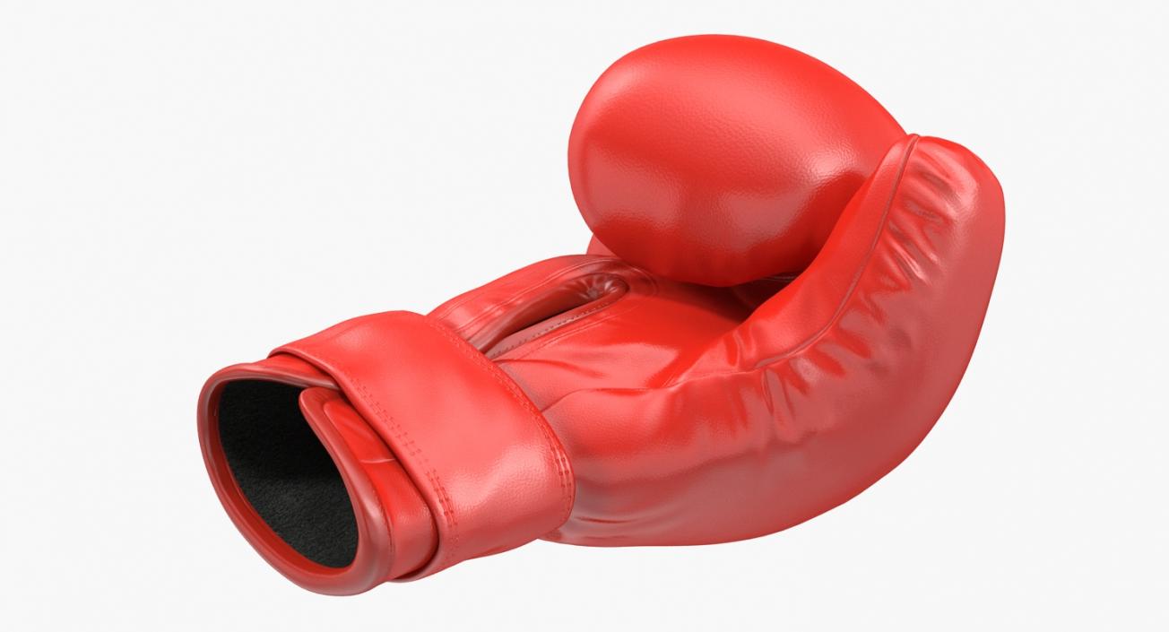 Boxing Gloves Fighting Pose 3D