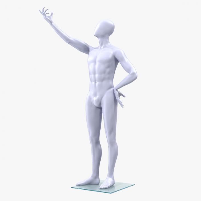 3D Male Mannequin Rigged
