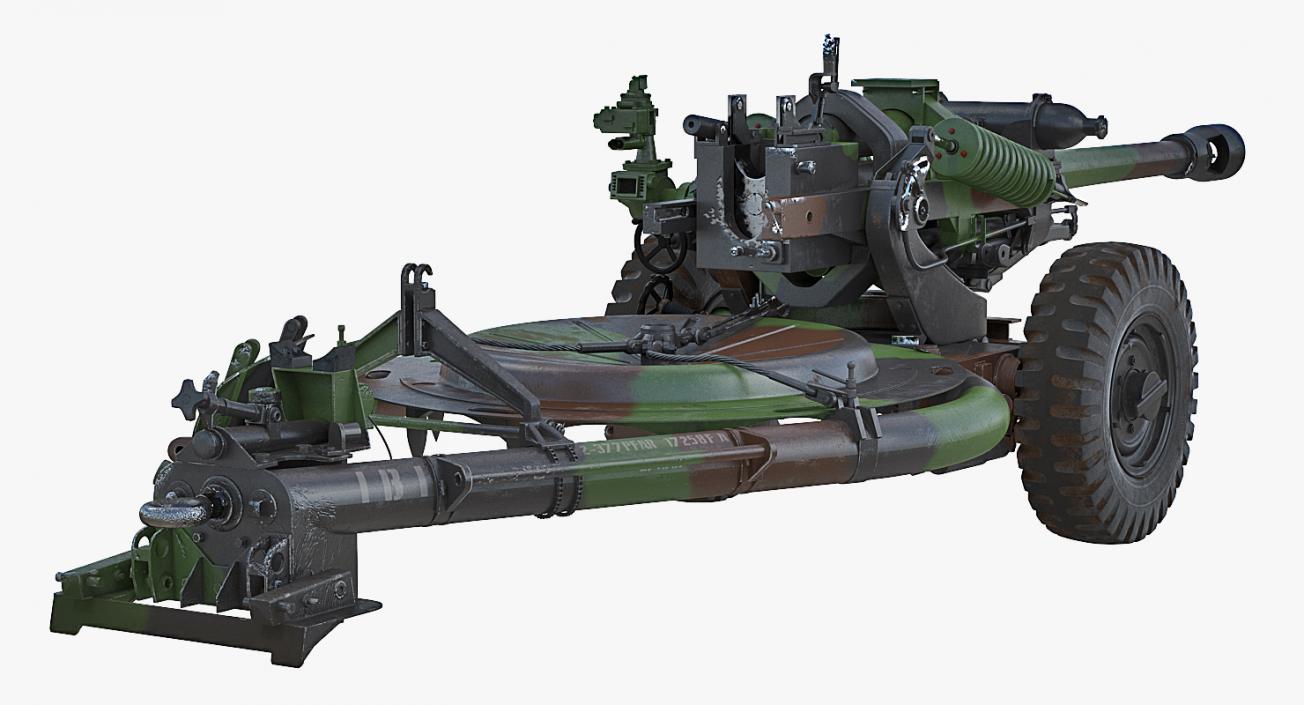 3D model Light Field Howitzer M119