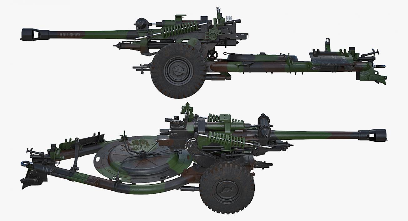 3D model Light Field Howitzer M119