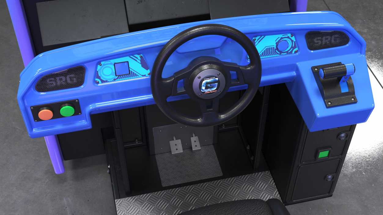 Storm Racer G Motion Deluxe Driving Arcade Machine Active 3D
