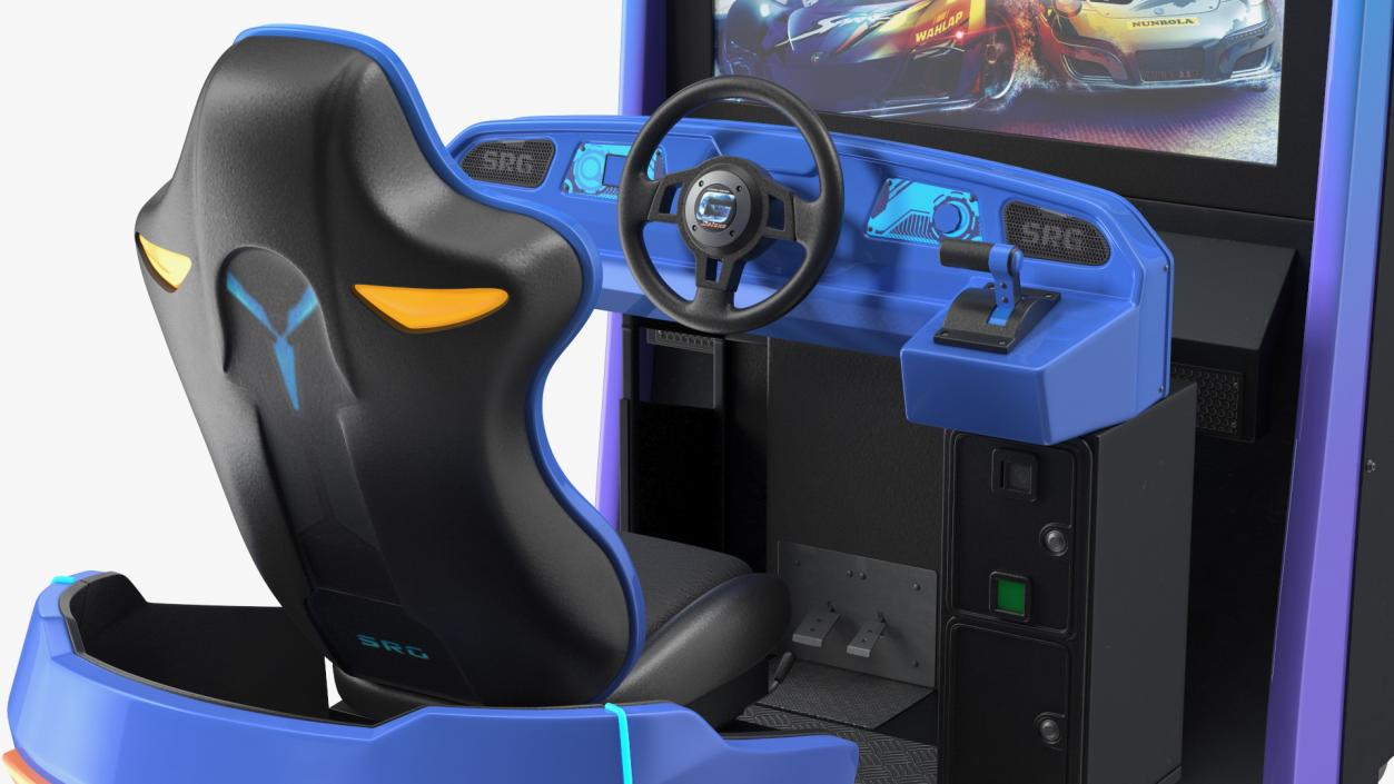 Storm Racer G Motion Deluxe Driving Arcade Machine Active 3D