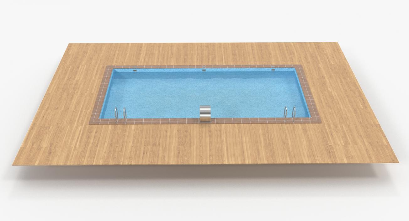 3D model Square Swimming Pool
