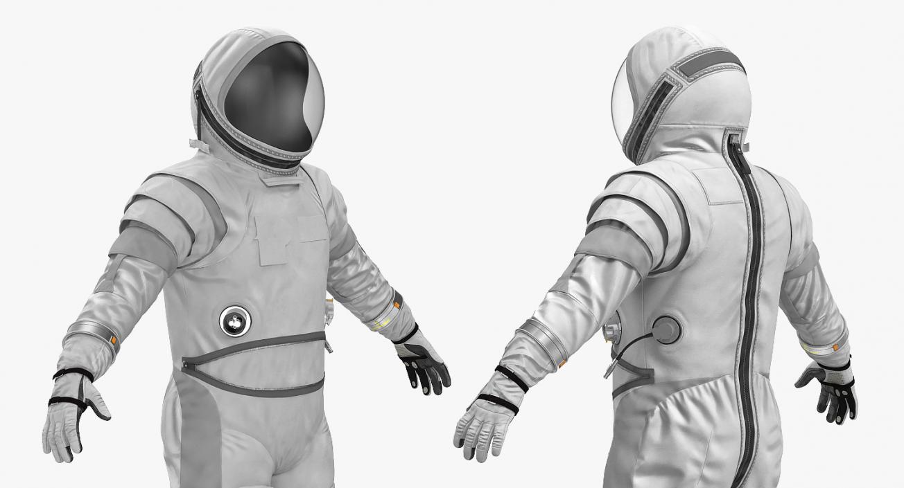 3D model Empty Spacesuit