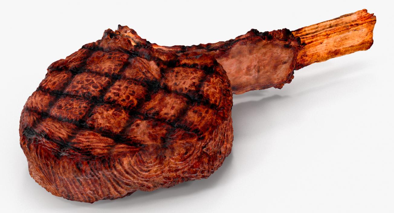 Grilled Tomahawk Steak 3D
