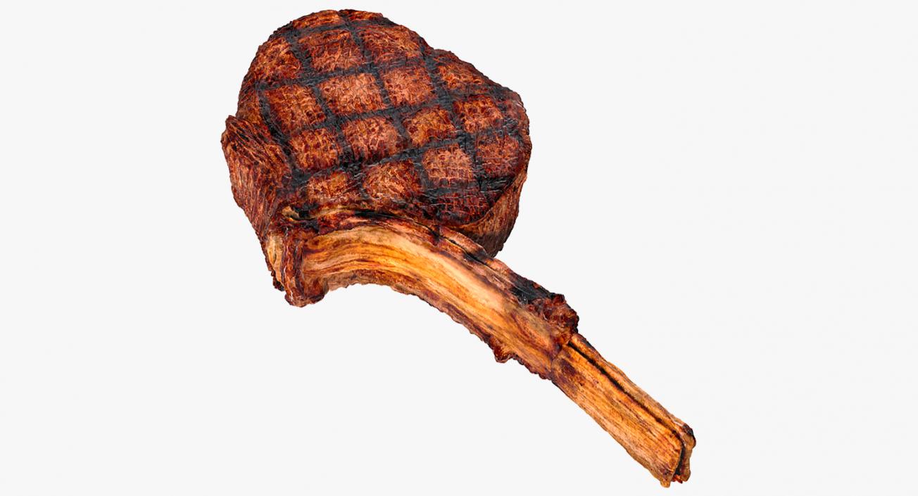 Grilled Tomahawk Steak 3D