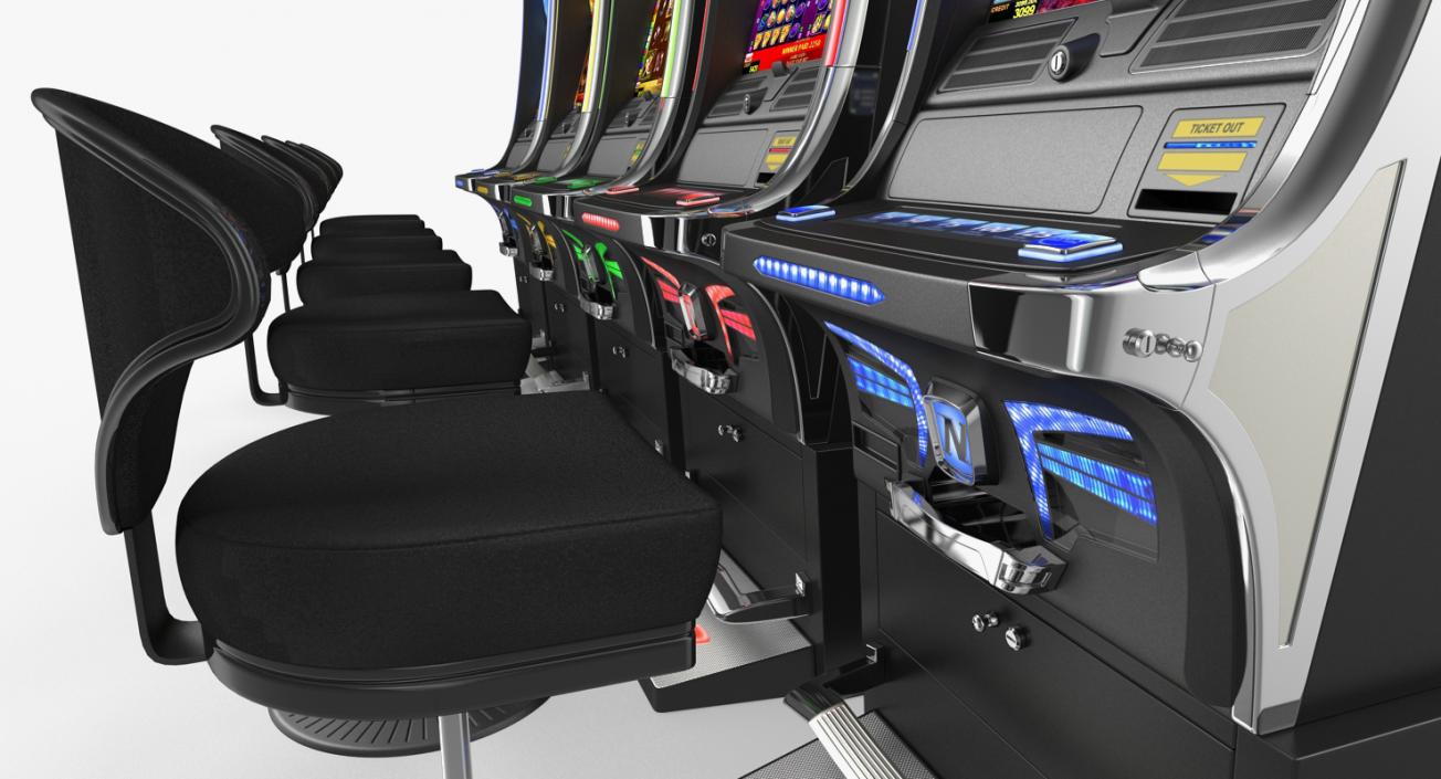 3D model Casino Slot Machines