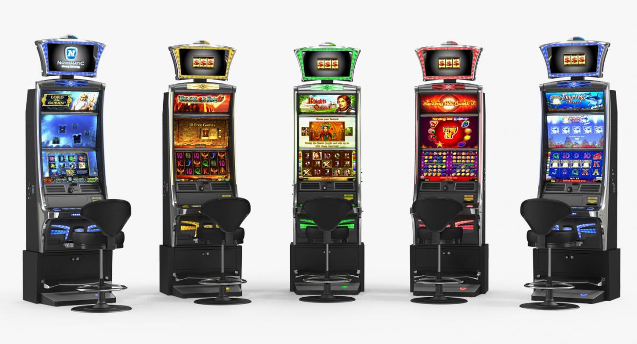 3D model Casino Slot Machines