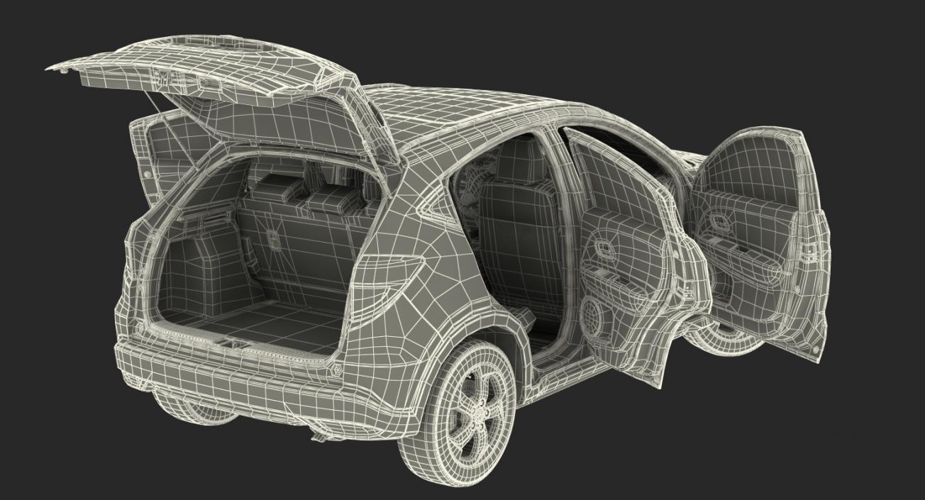 Crossover Honda HR-V Rigged 3D