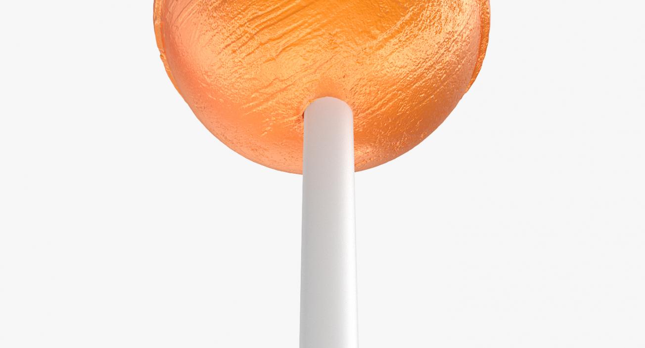 Chupa Chups Lollipop Orange 3D