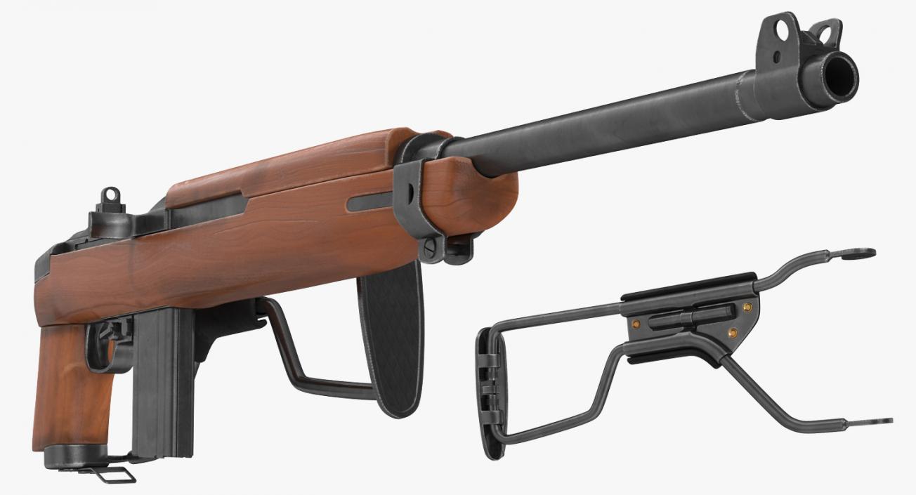 3D Carbine M1A1 Folding Stock