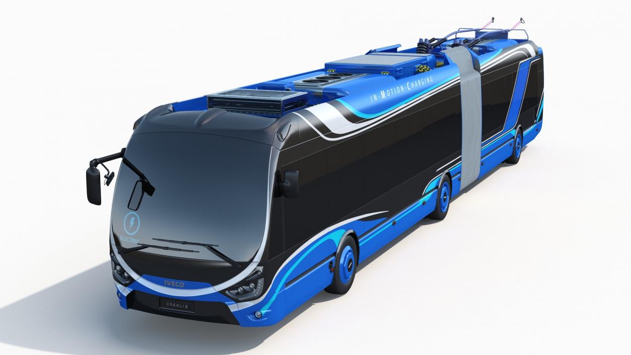 3D model Iveco Crealis Trolleybus Simple Interior