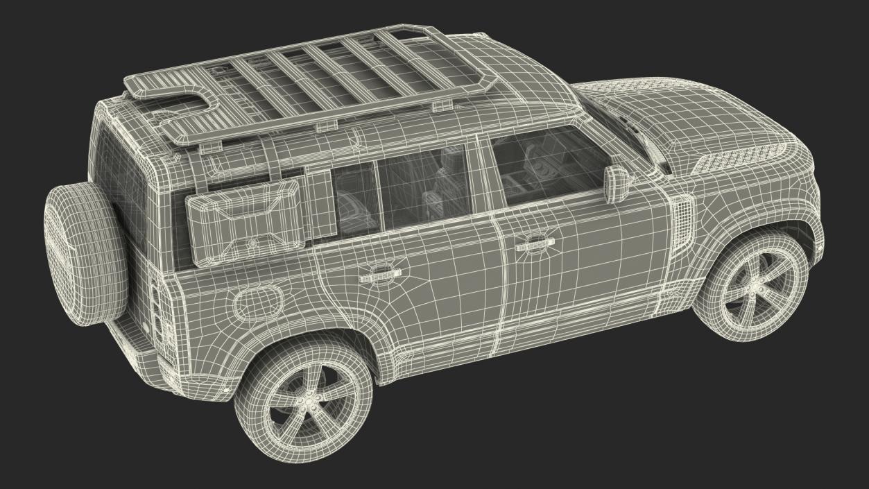 3D Land Rover Defender Explorer Pack model
