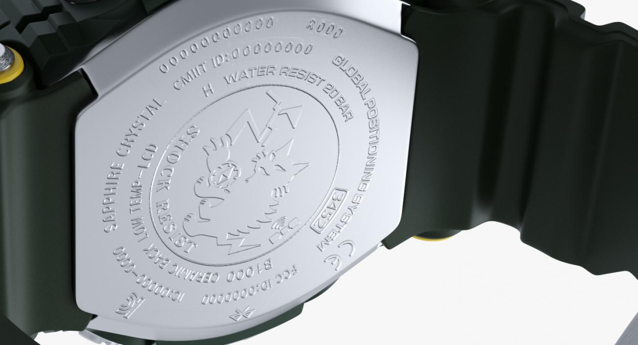 3D Waterproof Sports Military Watch Shock Resistant model