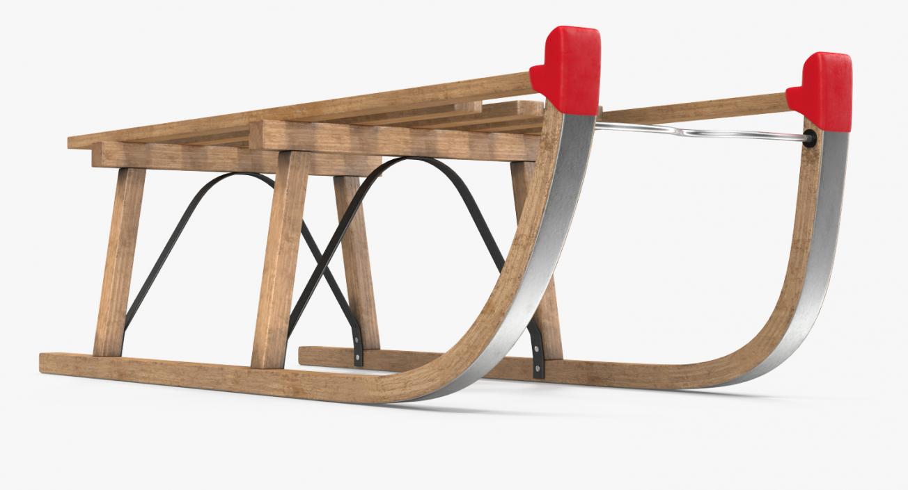 3D Wooden Sled