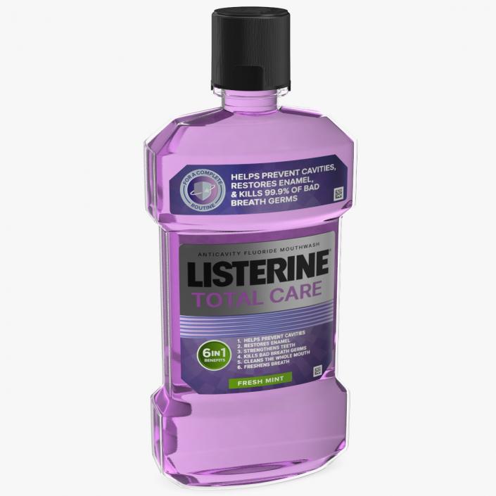 3D Listerine Total Care Anticavity Fluoride Mouthwash 500ml