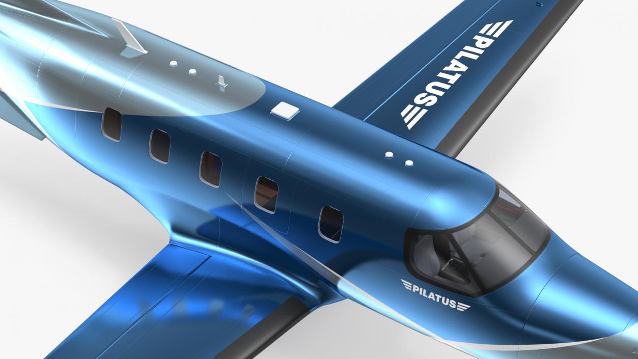 3D Pilatus PC12 NGX Business Plane