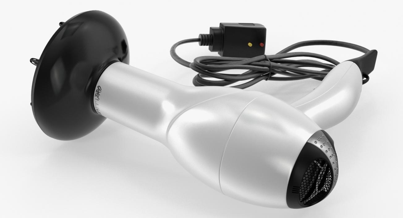 Hair Dryer with Diffuser 3D model