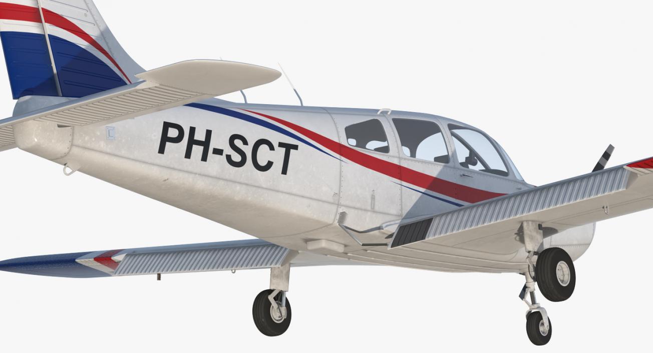 3D model Aircraft Piper PA-28-161 Warrior II