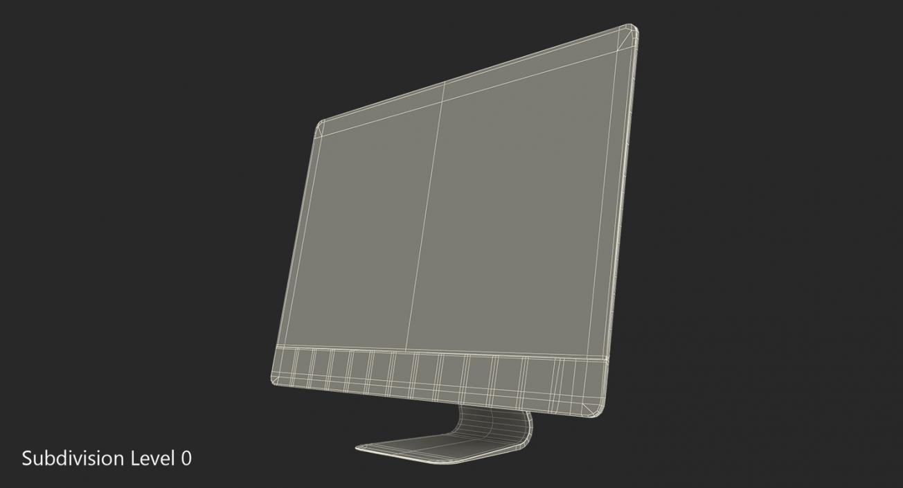 3D iMac Retina 5K Display Black model