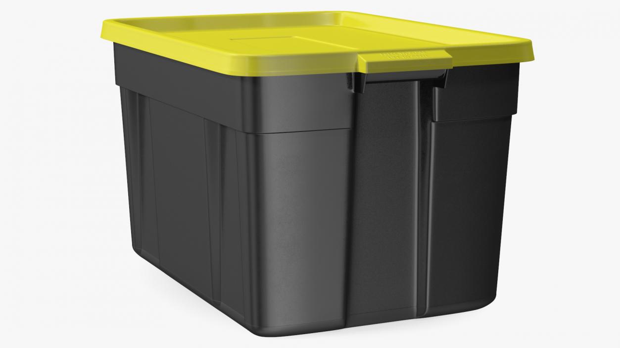Polyethylene Storage Bin 25 Gallon 3D model