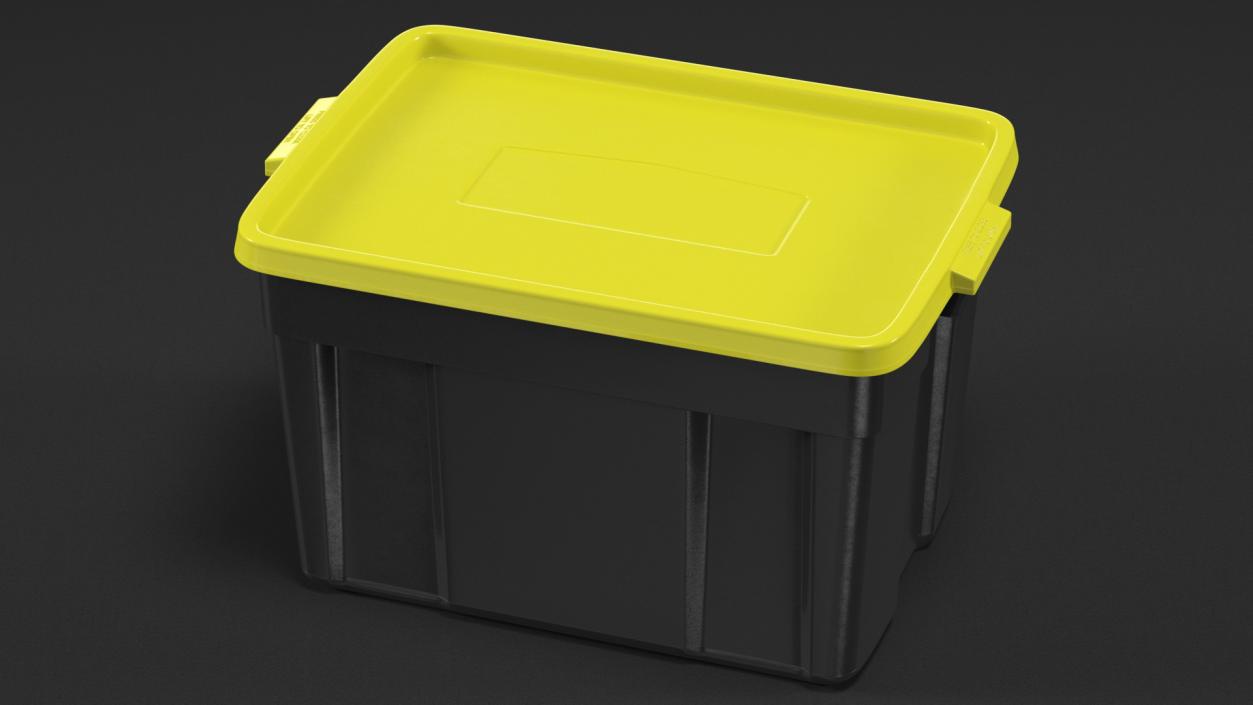Polyethylene Storage Bin 25 Gallon 3D model