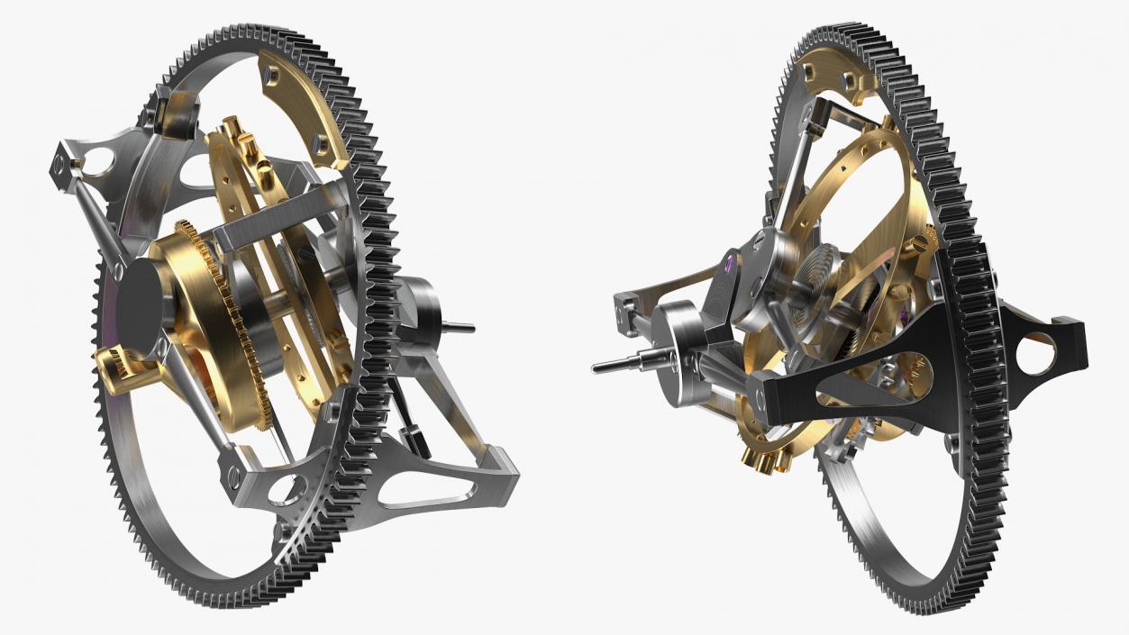 3D model Greubel Forsey Double Tourbillon 30 Mechanism