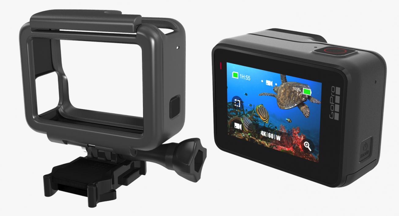 3D GoPro Hero 7 Black model