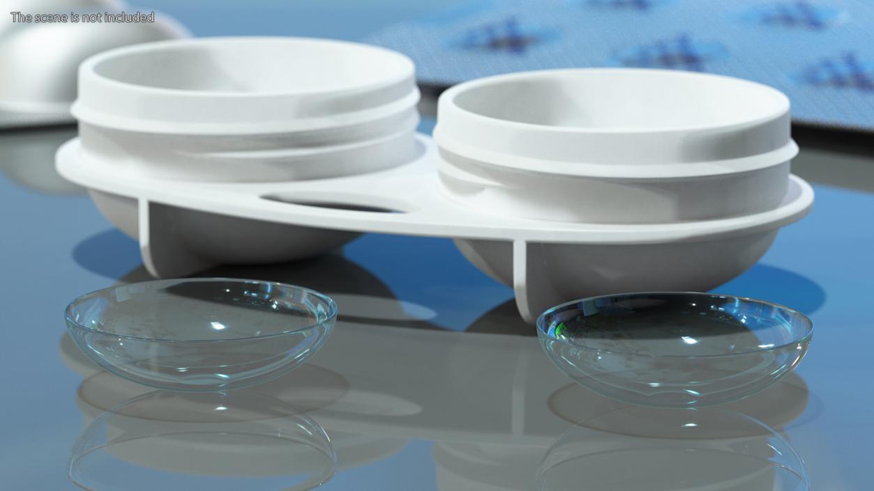 3D model Clear Contact Lenses
