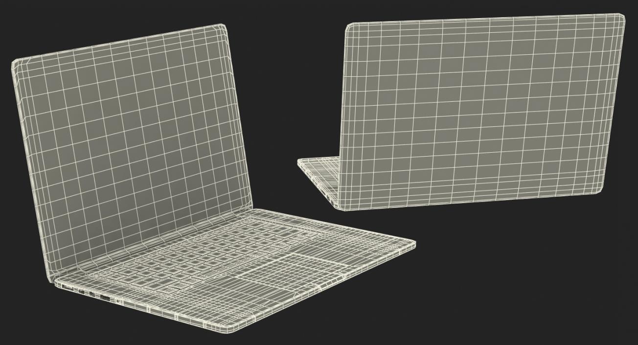 Generic Thin Laptop 3D model