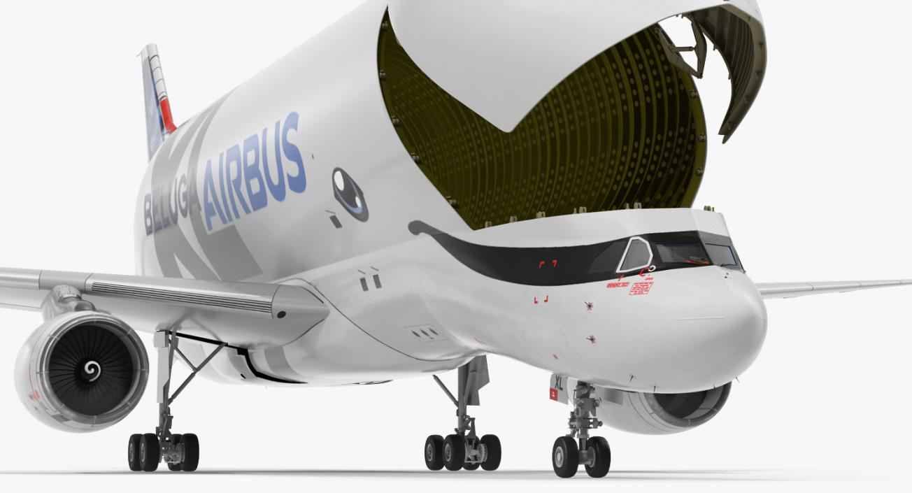 3D Airbus Beluga XL Large Transport Aircraft