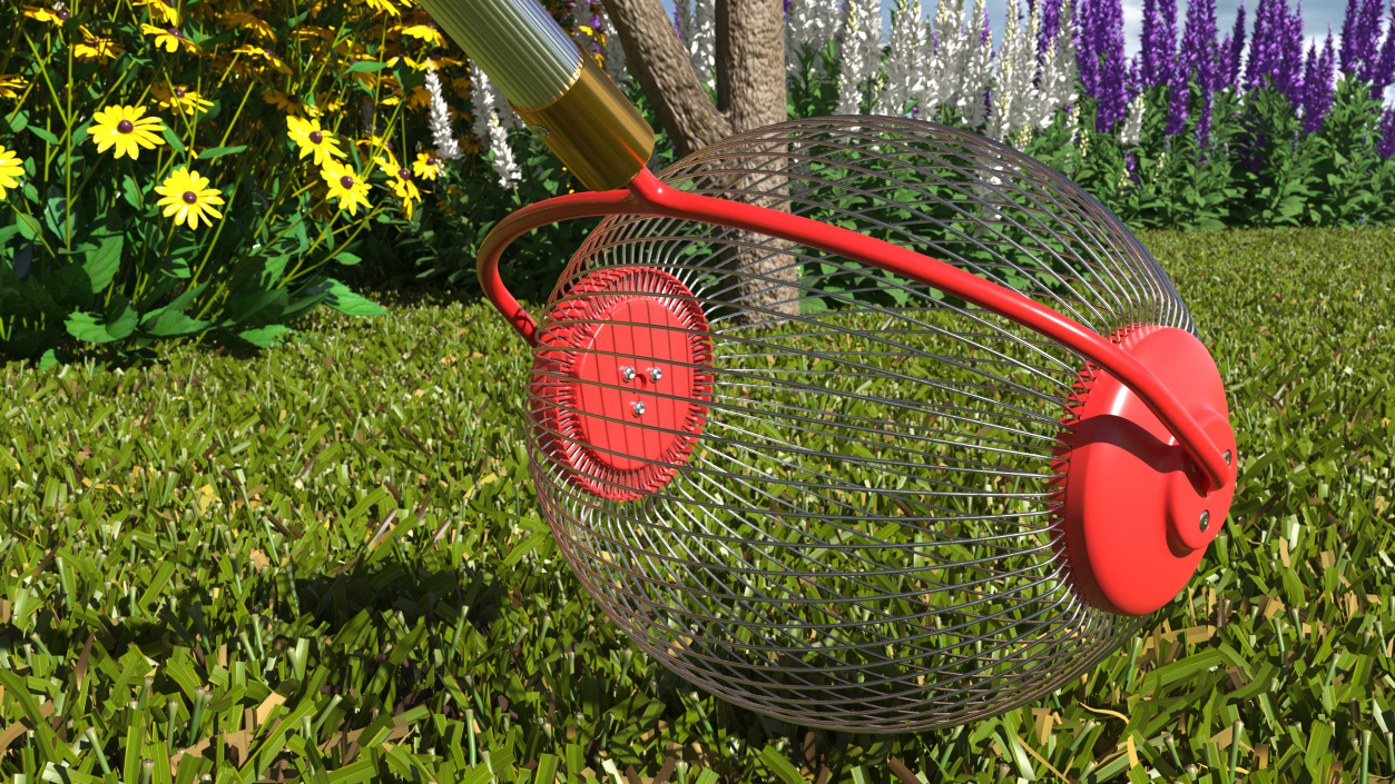 3D Garden Rolling Nut Harvester model