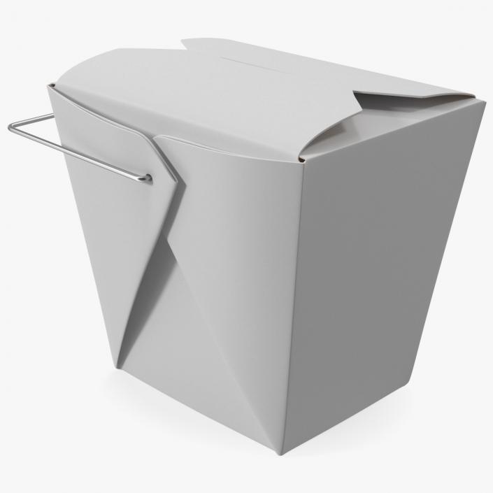 3D model Paper Take Out Food Container 32 Oz