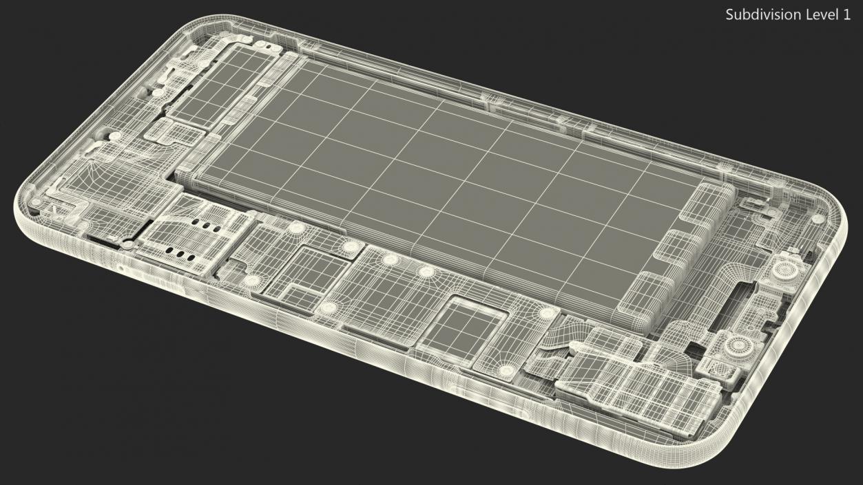 3D iPhone 11 Disassembled without Display model