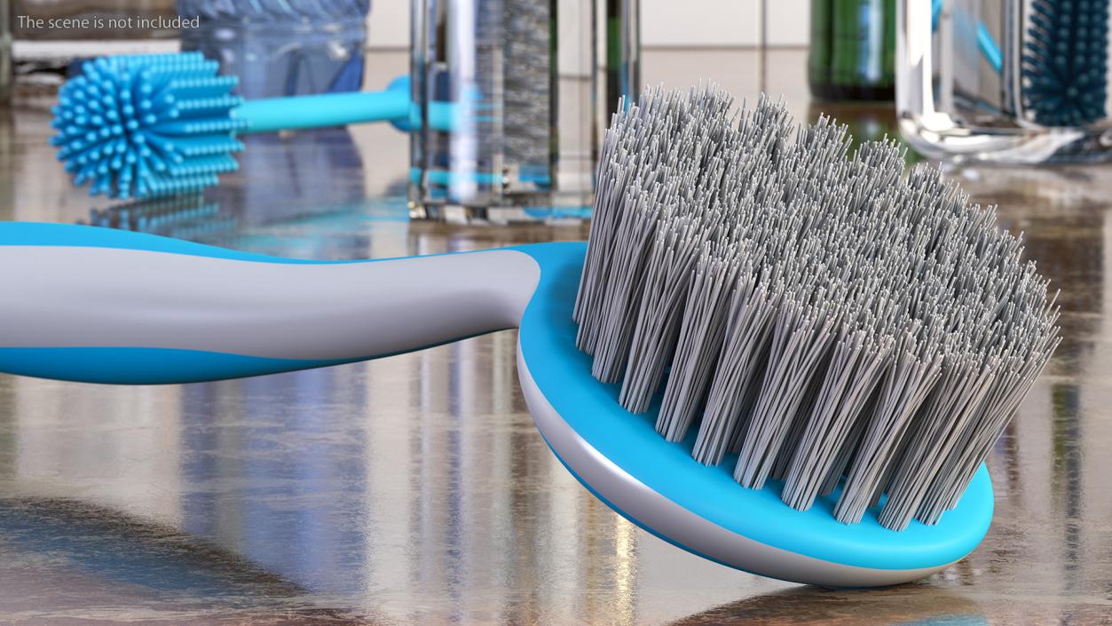 3D Round Dish Brush